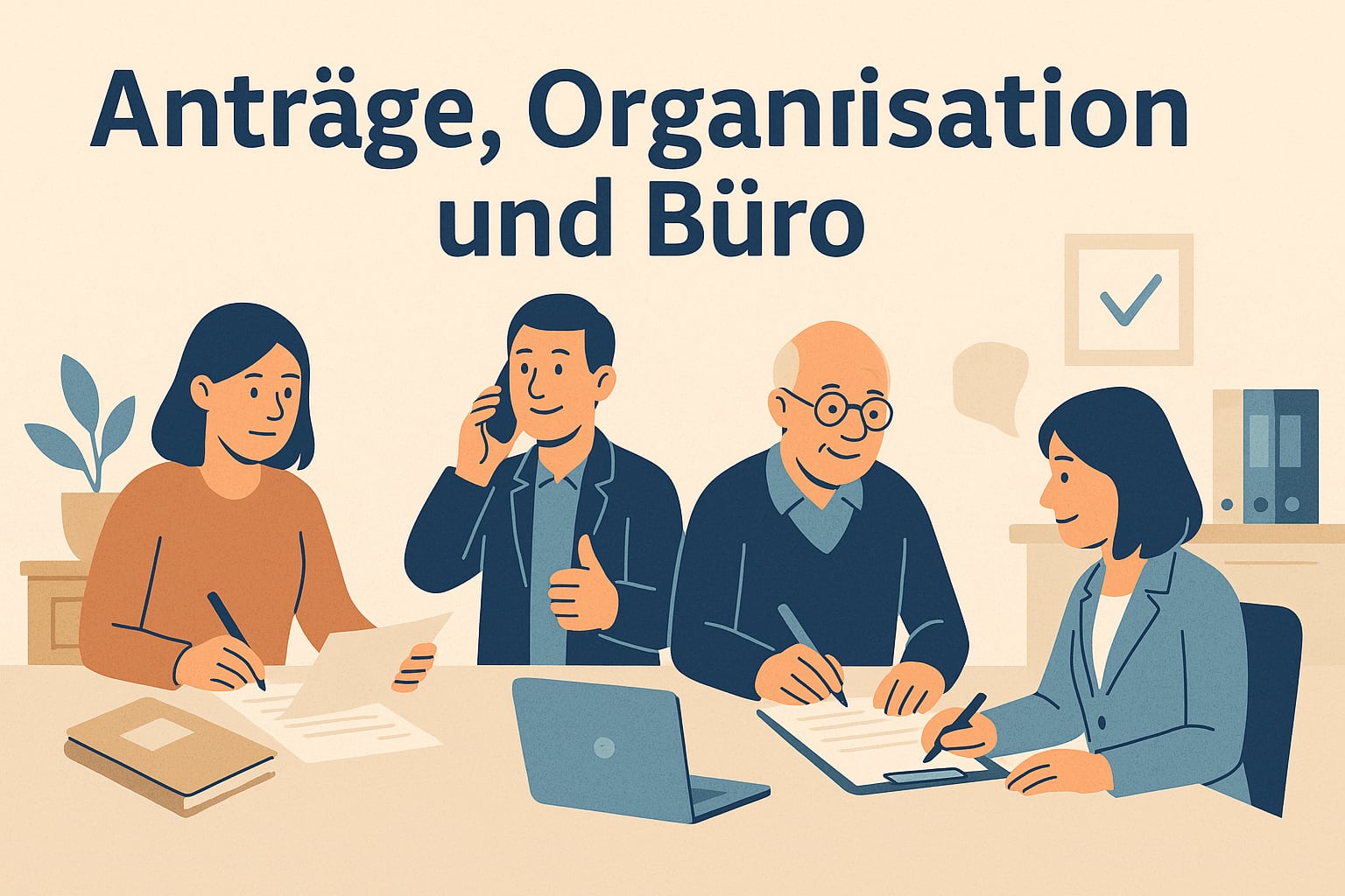 Unterstützung bei Organisation und Bürokratie