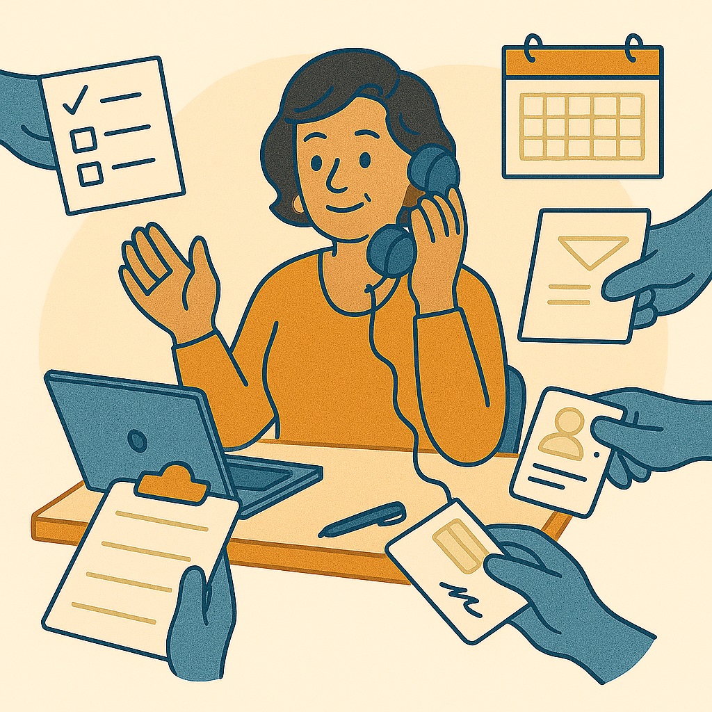 Anträge, Organisation und Büro